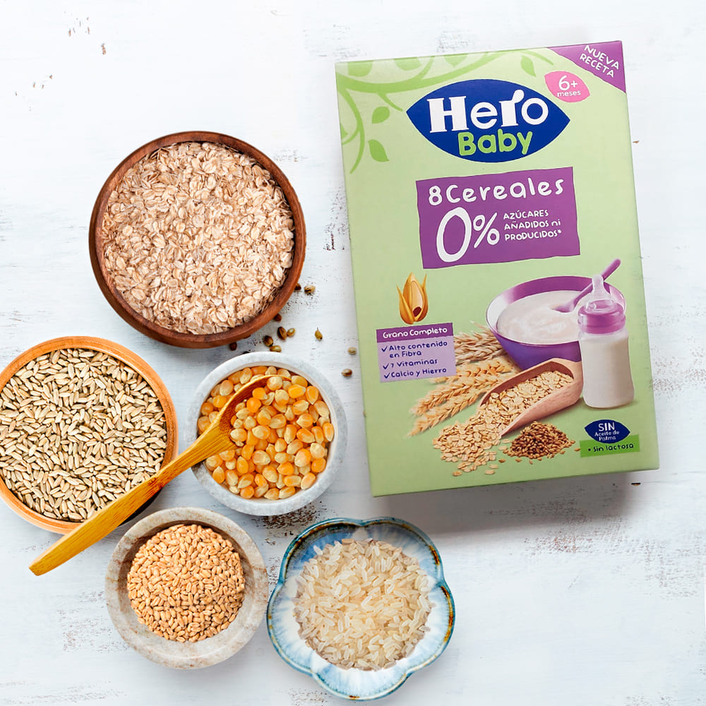 Educación para la salud: Conocemos los nuevos cereales infantiles Hero Baby  0% azúcares añadidos ni producidos. - La fábrica de los peques
