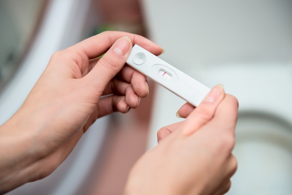 Test de embarazo negativo